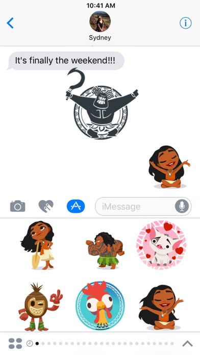 Screenshot #1 pour Disney Stickers: Vaiana