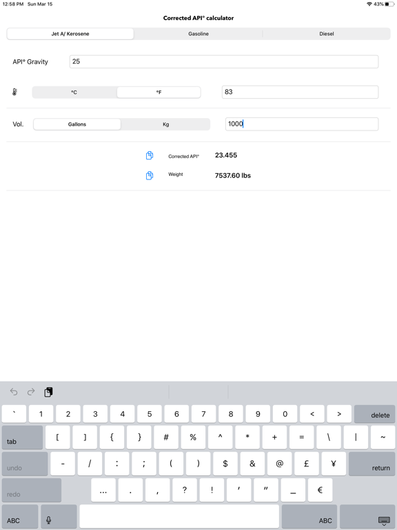 Screenshot #4 pour API Gravity Calc
