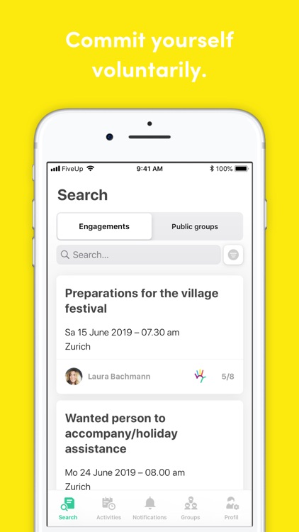 Five up – Connect your help