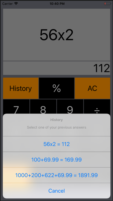 Calc+ screenshot 3