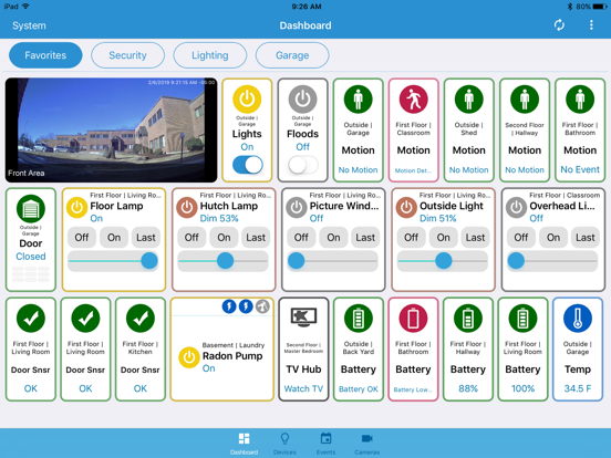 Screenshot #4 pour HomeSeer Mobile