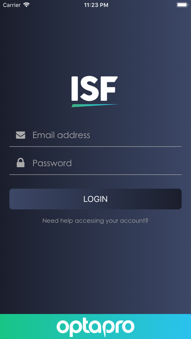 Screenshot #1 pour ISF Mobile