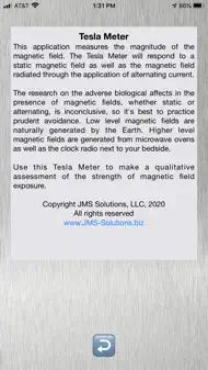 Tesla Field Meter iphone bilder 3