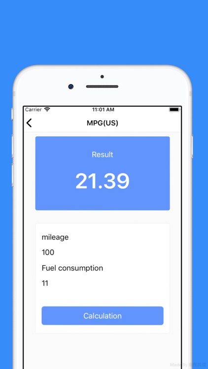 Fuel Consumption Calc