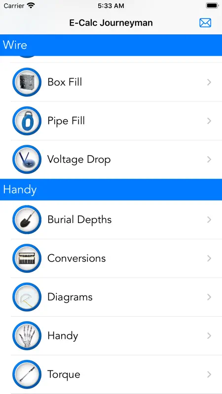 E-Calc Journeyman 2021 screenshot 2 of 10