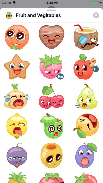 Fruit and Vegetables Stickers