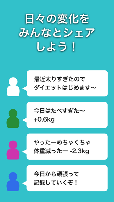 体重管理SNSアプリ-Pokoのおすすめ画像2
