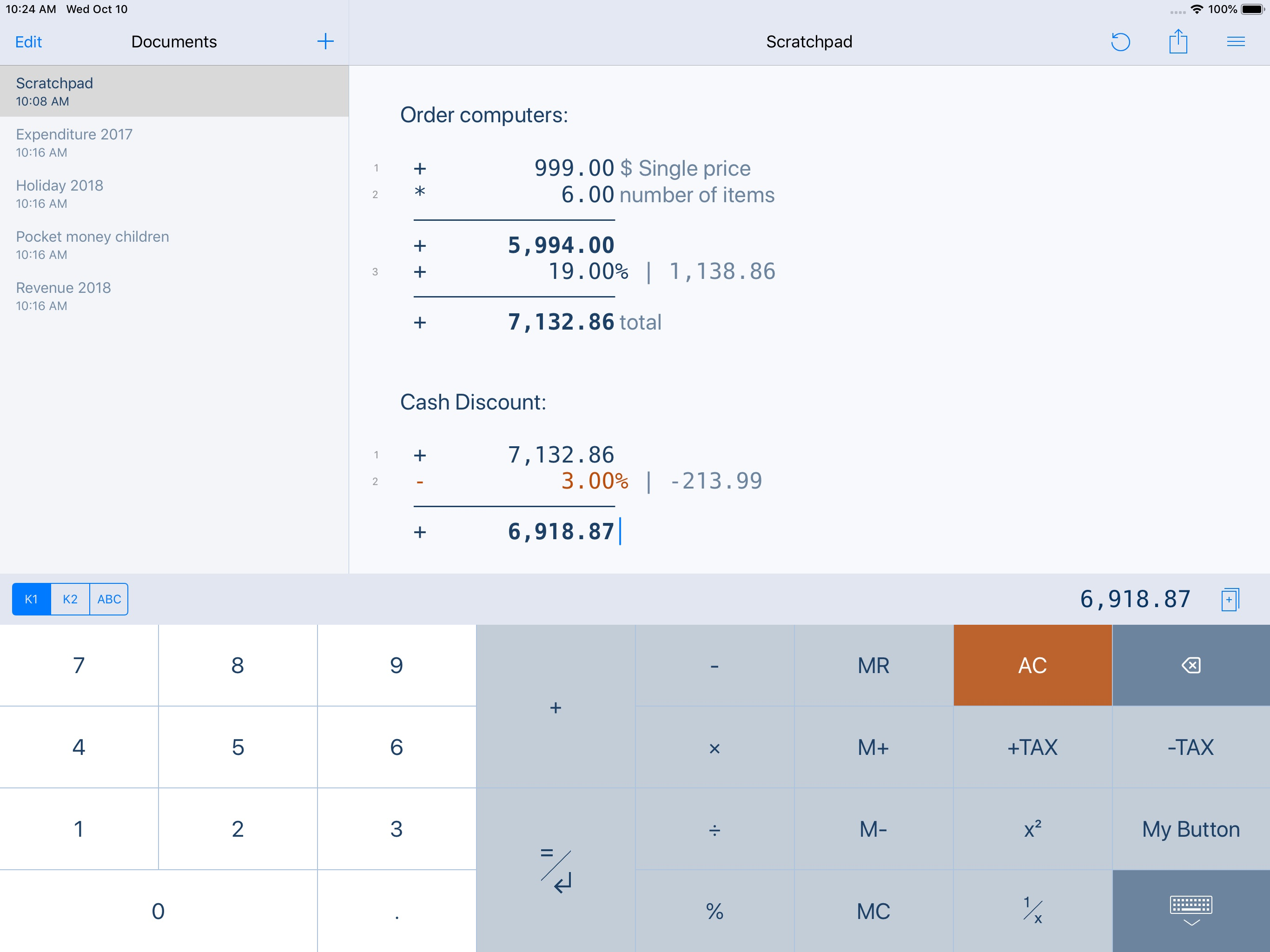 CalcTape Paper Tape Calculator