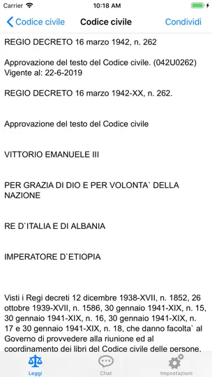 Leggi Italiane Online iPhone Screenshot 6