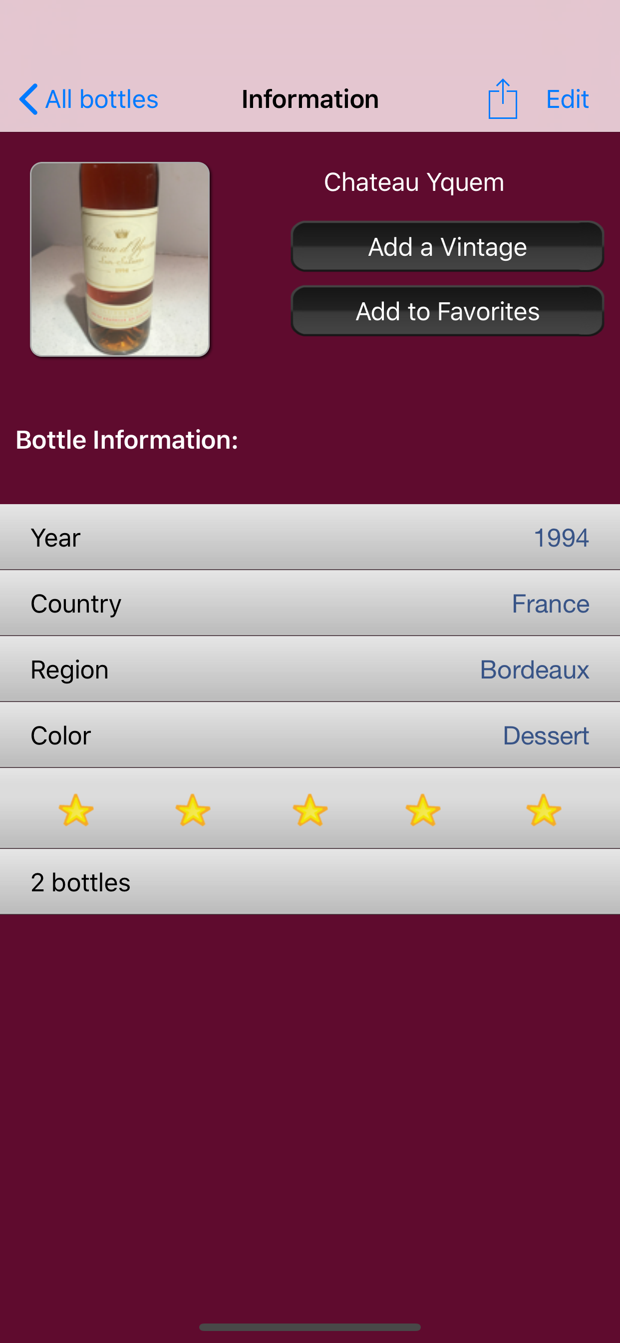 Wine Cellar Import Pro screenshot 4