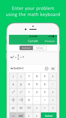 Game screenshot Cymath - Math Problem Solver hack