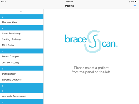 BraceScan for iPad screenshot 2