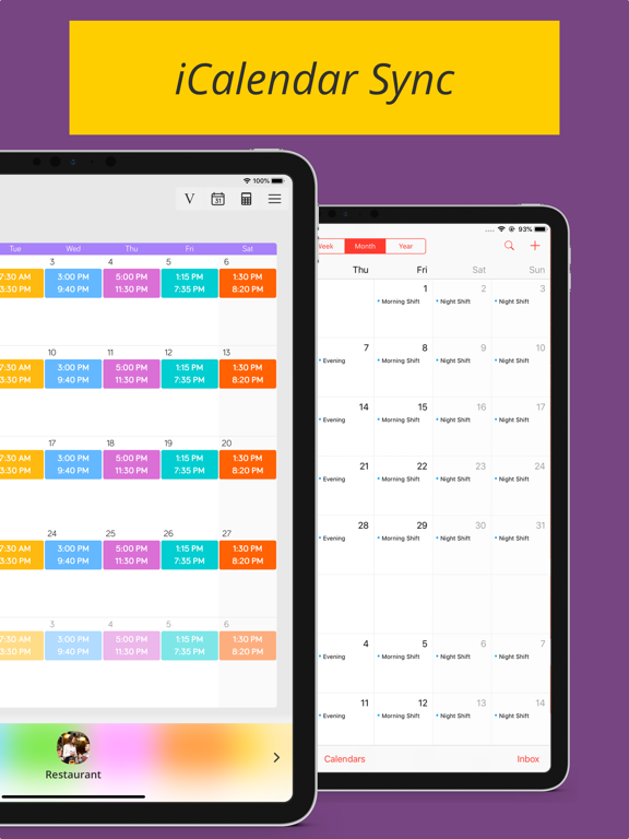 Shiftify - Shift Work Calendar iPad screenshot 7 - Productivity app