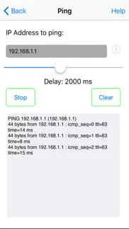 network ping lite iphone screenshot 2