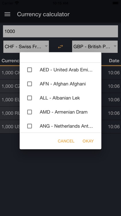 Currency Converter & Exchanges screenshot-5