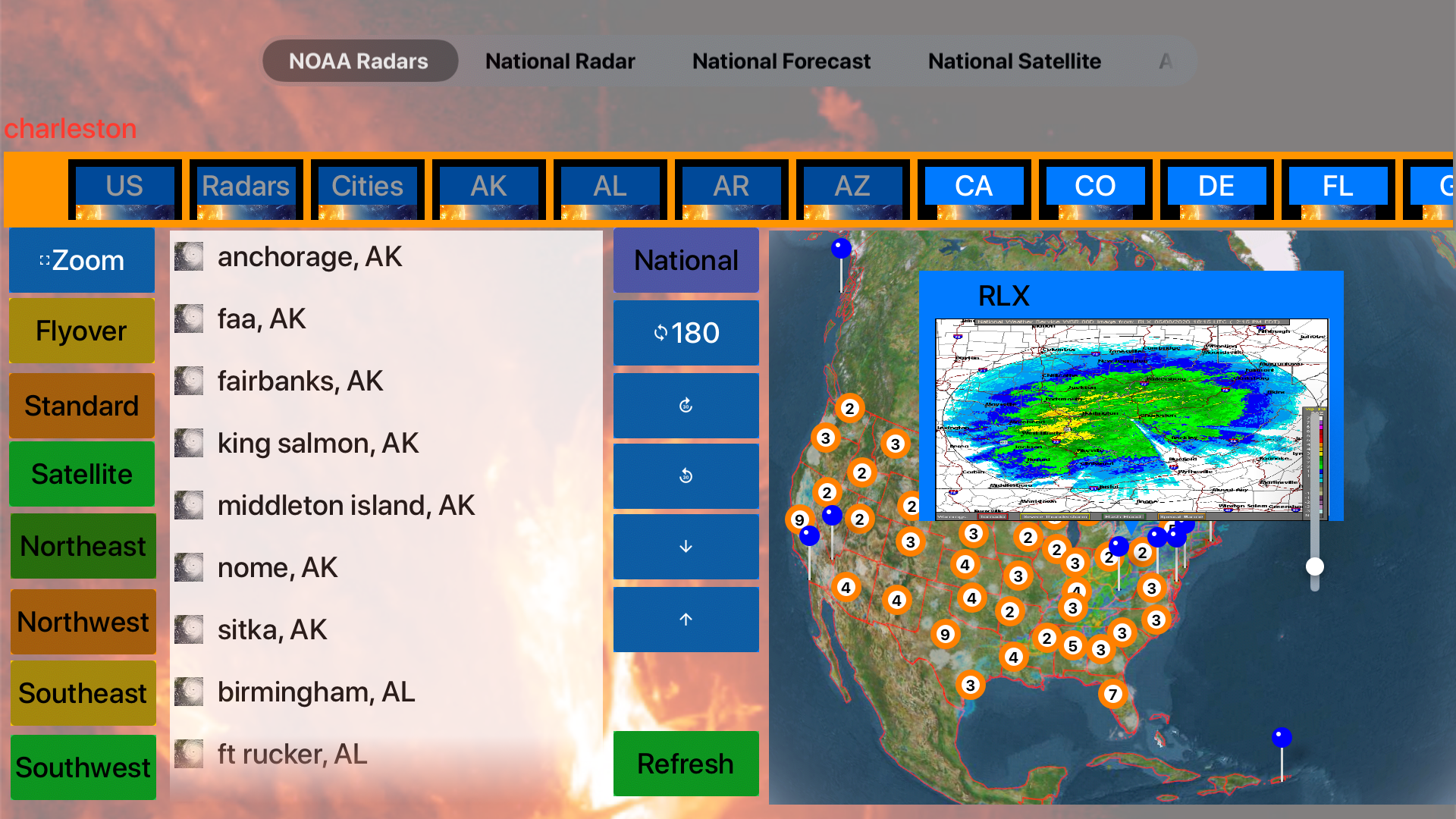 US NOAA Radars 3D Lite
