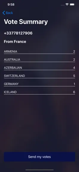 Game screenshot EuroScorer - Voting App hack