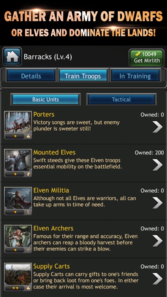 #5. Elves vs. Dwarves (iOS) 由: Deca Games EOOD
