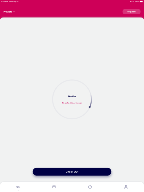 Timeet Attendance Service iPad screenshot 1 - Business app