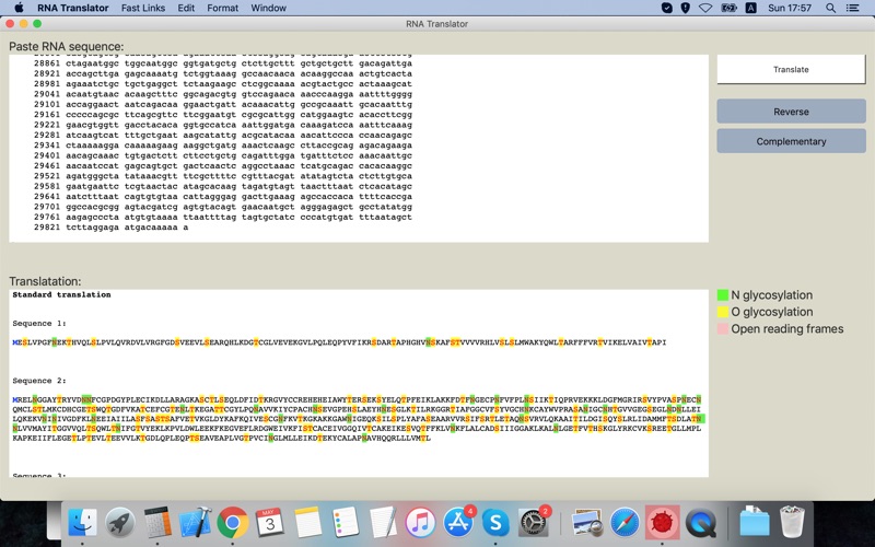 RNA Translator screenshot1