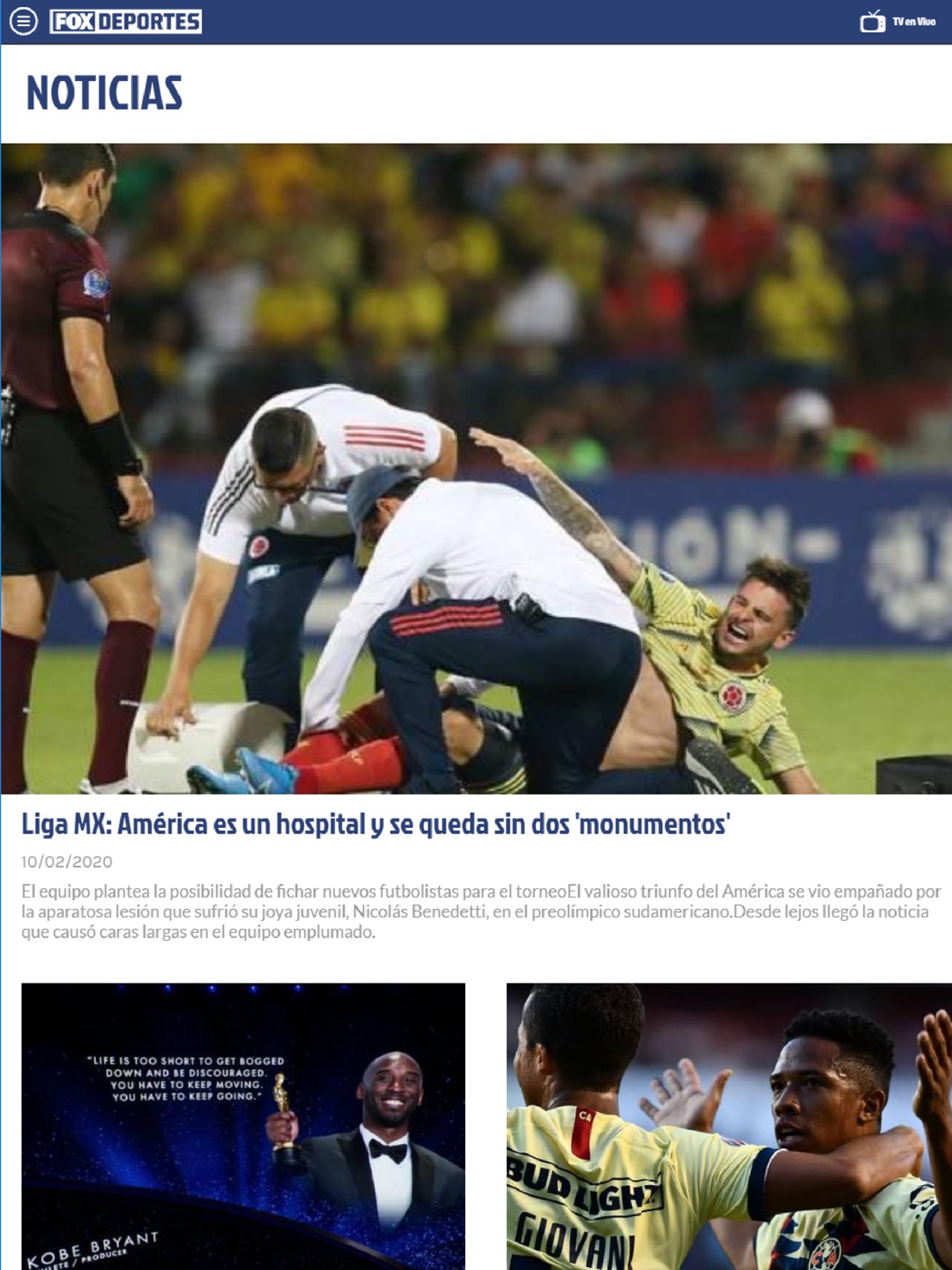 FOX Deportes ipad screenshot 3