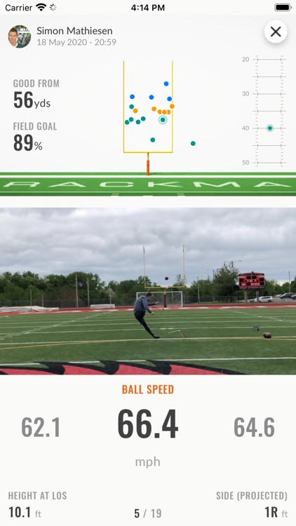 Trackman Football Sharing