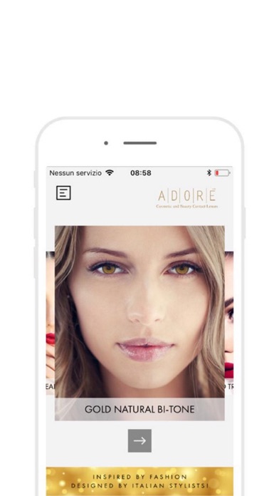 Adore Contact Lenses Screenshot