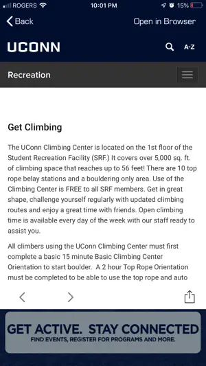 UConn Rec screenshot 4