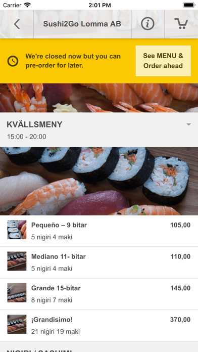 Screenshot #3 pour Sushi2Go Lomma