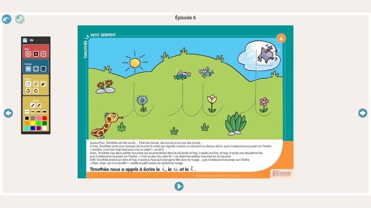 Timothée Les lettres cursives