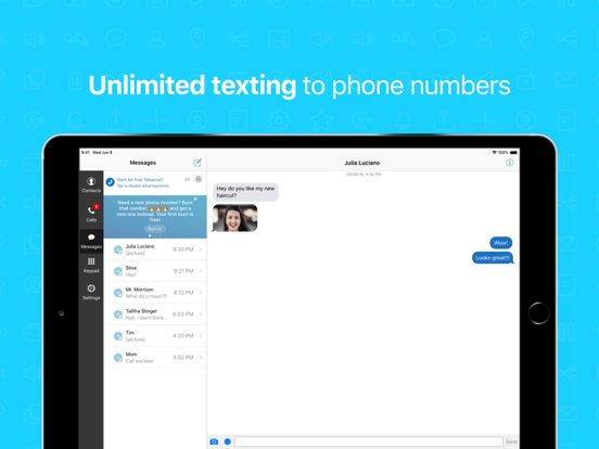Screenshot #5 pour Talkatone: WiFi Text & Calls