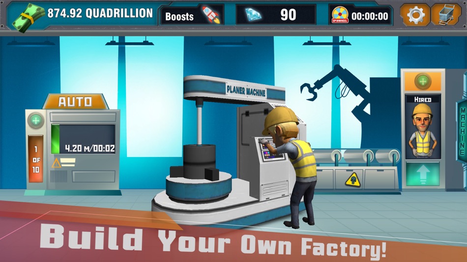 #1. Factory Tycoon : Idle Clicker (iOS) 由: Sagar Daingade