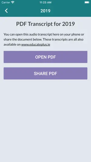 Educate.ie LC Irish Aural screenshot 3