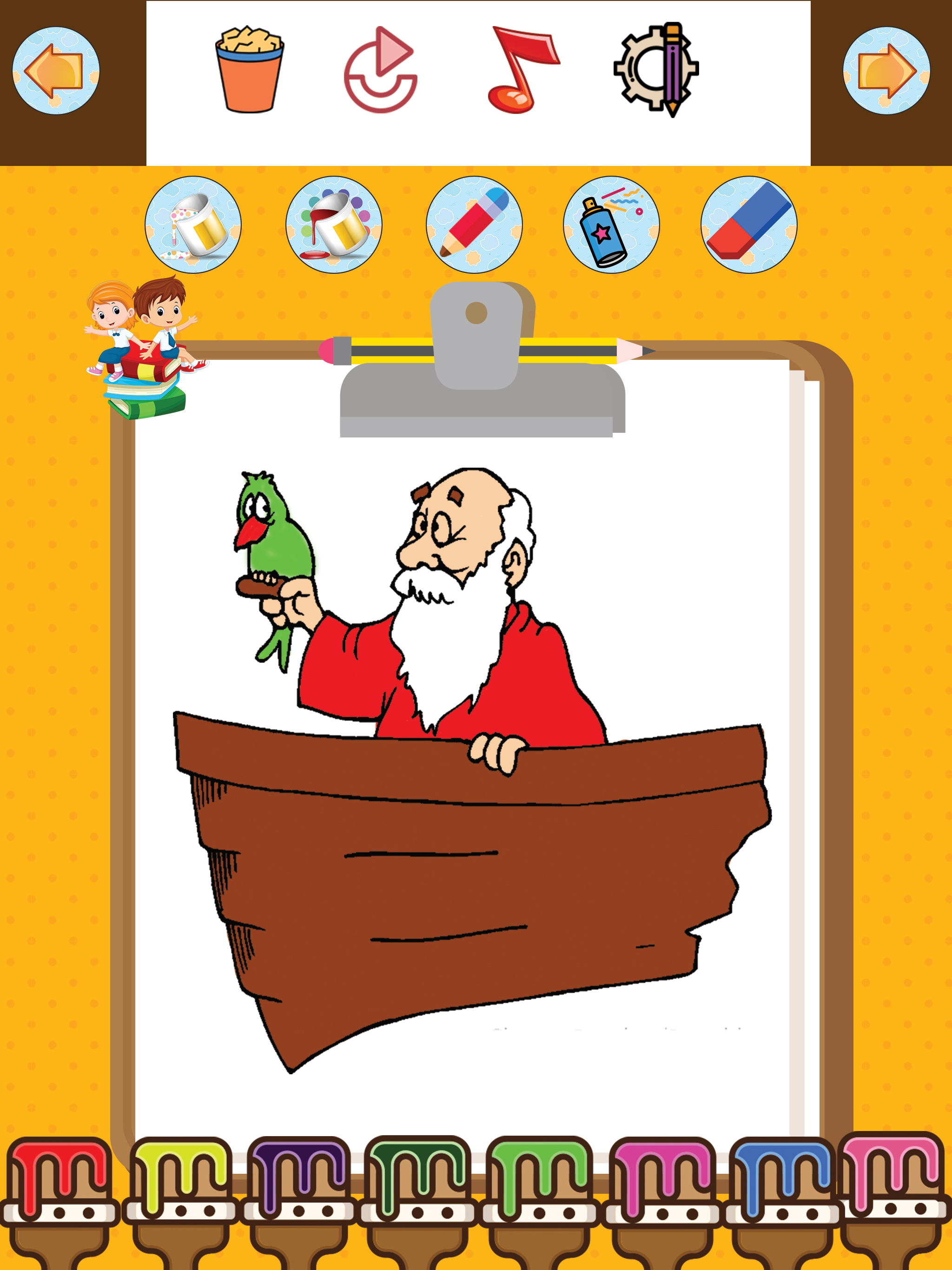 Bible coloring book stories