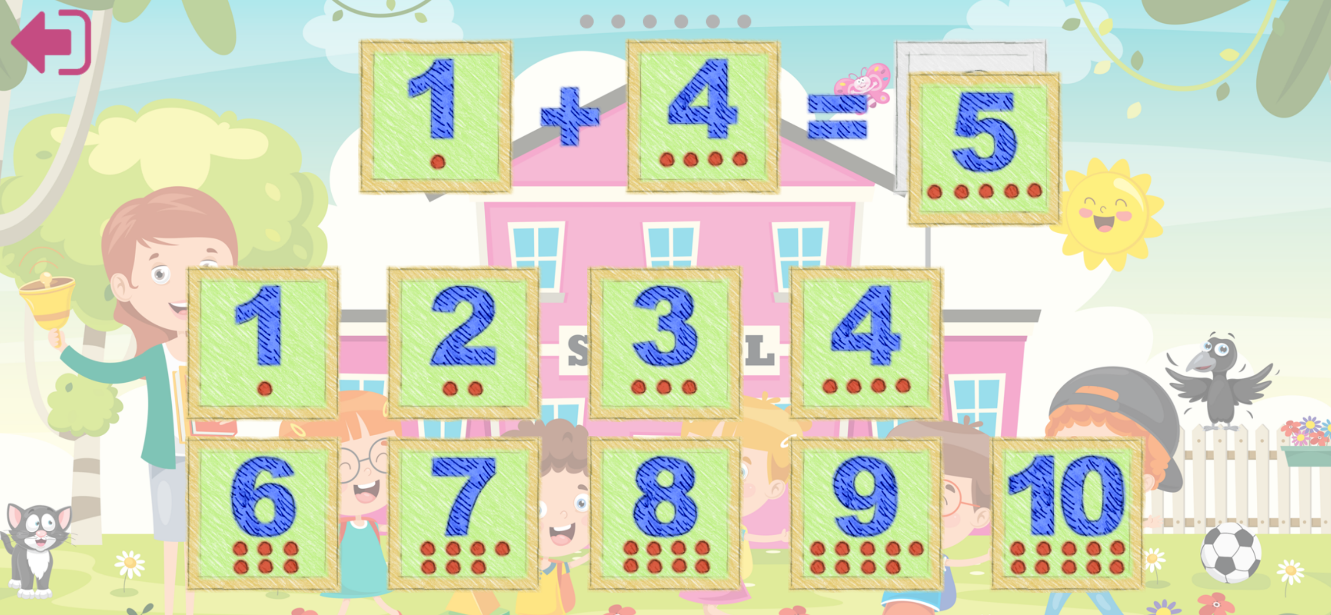 Subtract and add up to 10