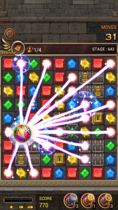 Jewels Temple Quest - Match 3 screenshot 2