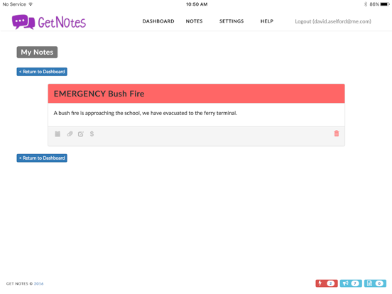 Get Notes App iPad screenshot