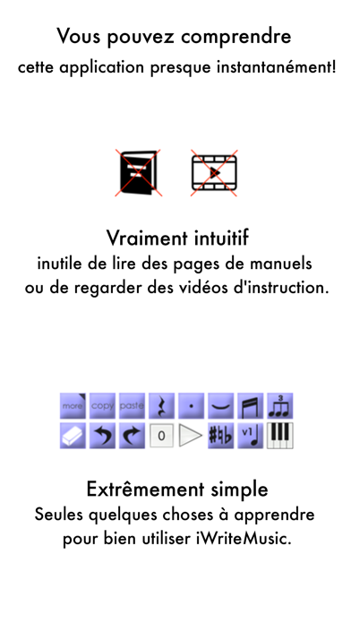 Screenshot #1 pour iWriteMusic SE