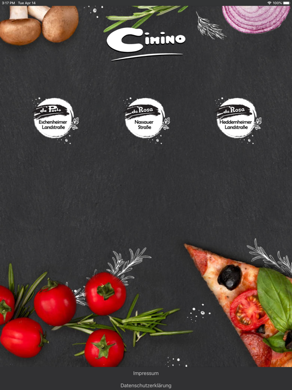 Screenshot #4 pour Pizzeria Cimino Bestellapp
