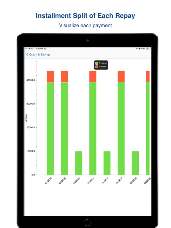 Loan  Calculator - iPad screenshot 6 - Finance app