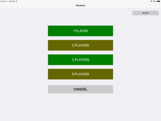 i.Blackjack iPad screenshot