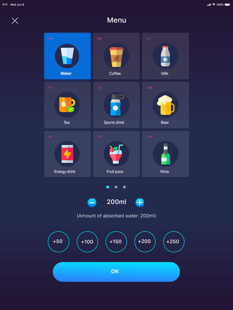 Drink water: Drinking reminder App for iPhone - Free Download Drink