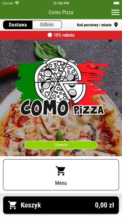 Screenshot #1 pour Como Pizza