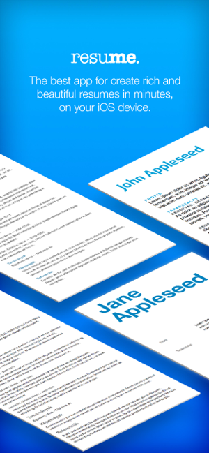‎Resume Builder - CV Maker゜ Screenshot