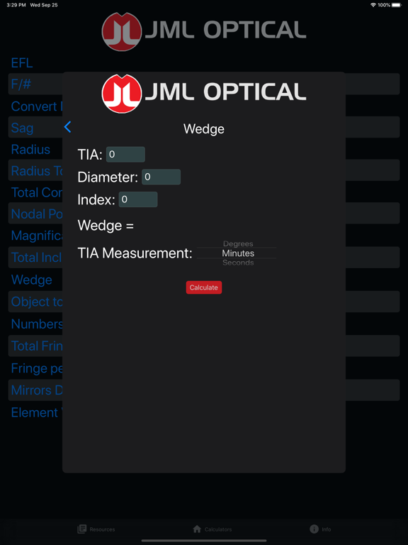 Screenshot #6 pour JML Optical Calculator