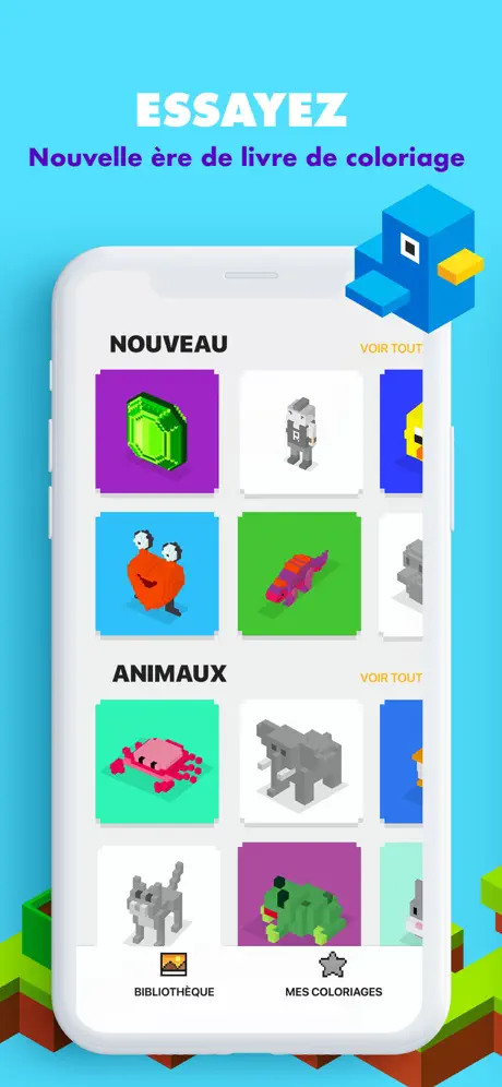 UNICORN 3D: Livre de coloriage