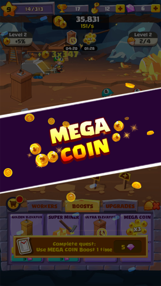 #5. Merge Miner (iOS) 由: vmoga