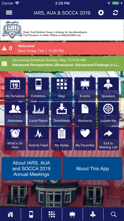 IARS AUA and SOCCA Meetings