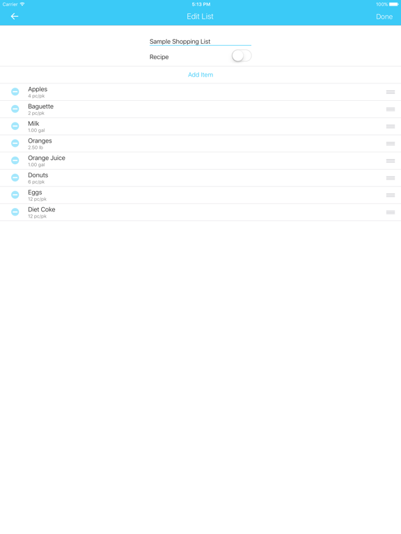 Screenshot #6 pour Grocery Listr | Lists