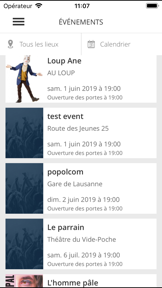 Etickets screenshot